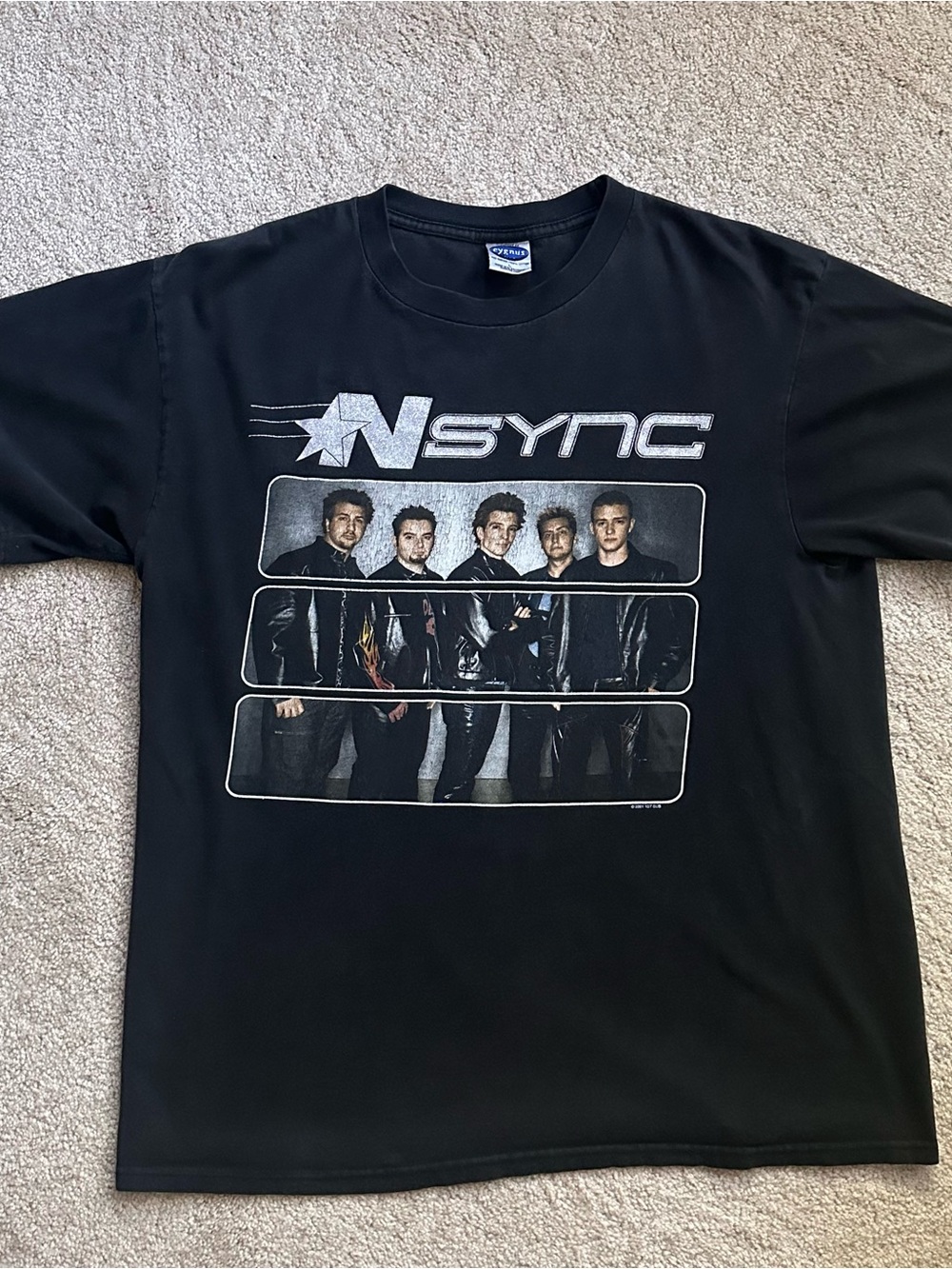 Vintage 2001 NSYNC Pop Odyssey Tour Graphic T-Shirt